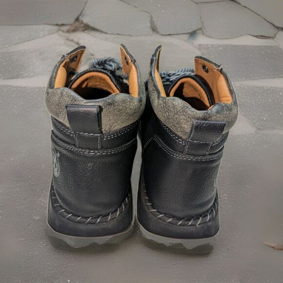 FLYLAND Men's Fashion Vintage Chukka Leather Ankle Boots Handmade Sz 13 - Picture 4 of 7